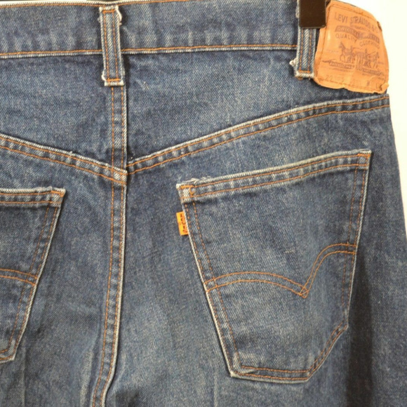 Vtg. Levis 20505-0217 Orange Tab 100% Cotton Jeans
